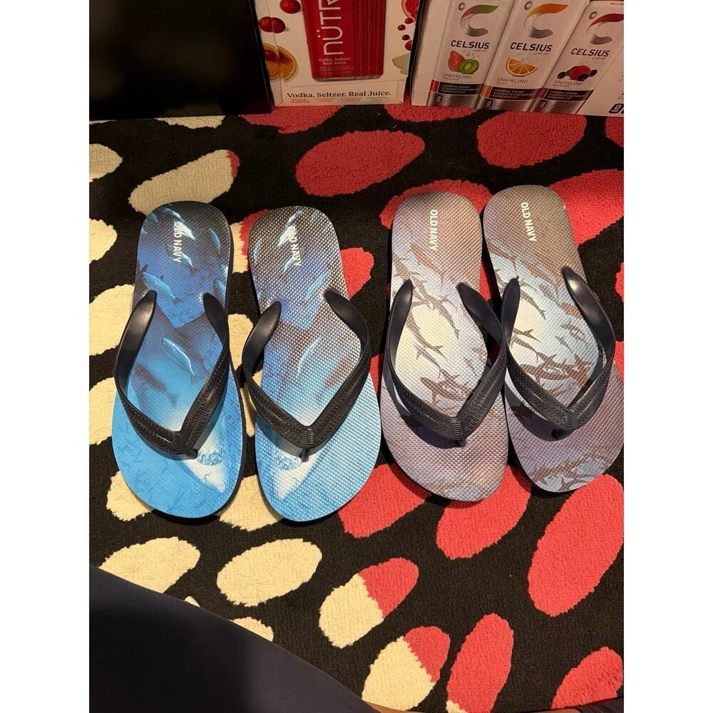 Two pairs of brand new Old Navy flip-flops